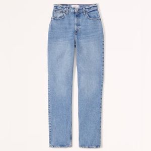 Abercrombie Curve Love Ultra High Rise 90s Straight Jean